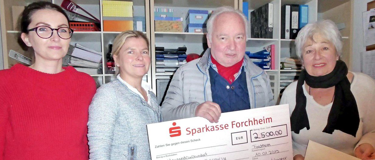 The animal shelter is happy about 2500 euro